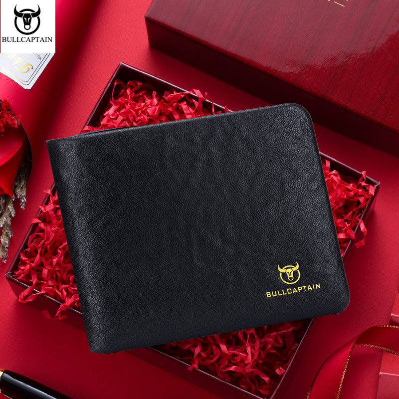 Cow Position For Driving License Husband Men's Wallets