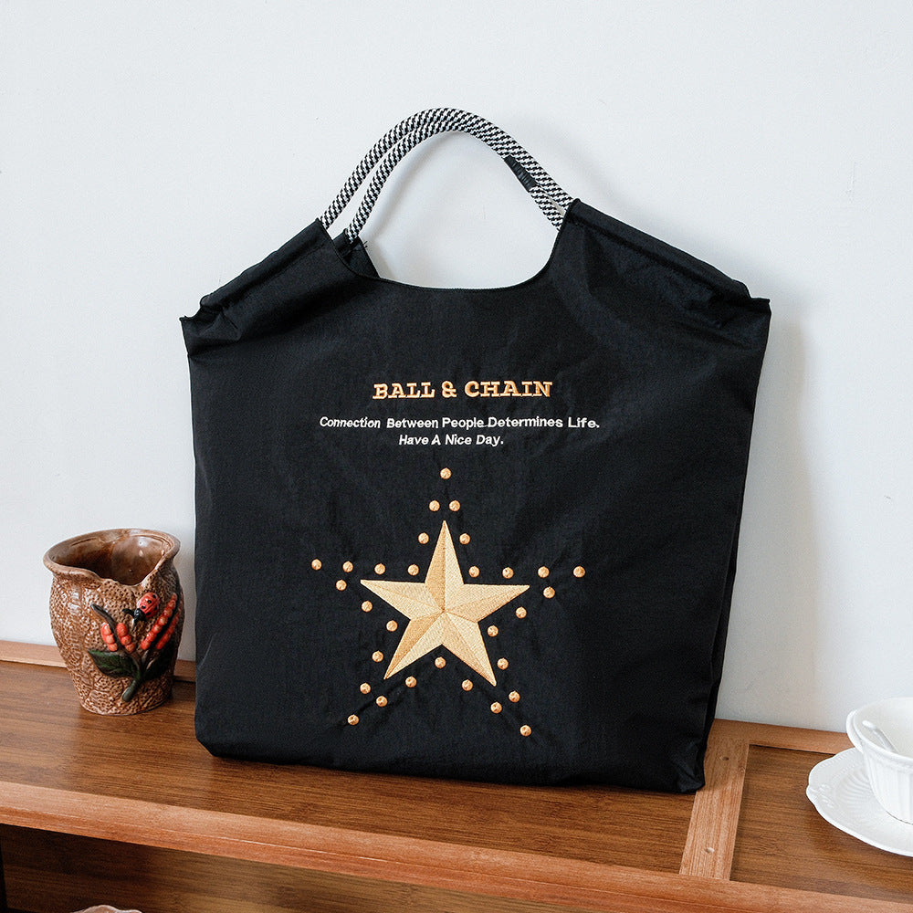 Style Embroidery Shopping Niche Ten Thousand Needle Bags