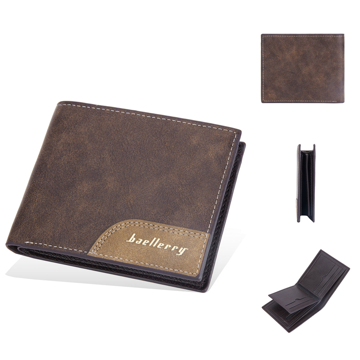 Men's Short Business Multiple Slots Swiping Fashion Coin Purses