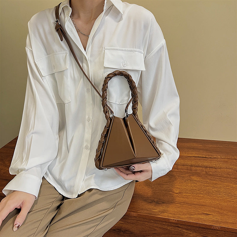 Women's Niche Personality Twist Spring Fashion Portable Shoulder Bags
