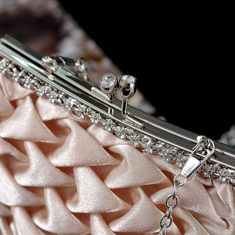 Fashion Satin Dinner Clutch Dress Garment Handbags