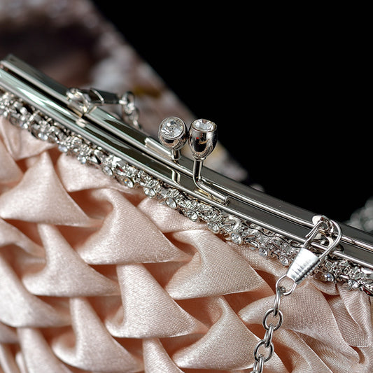Fashion Satin Dinner Clutch Dress Garment Handbags