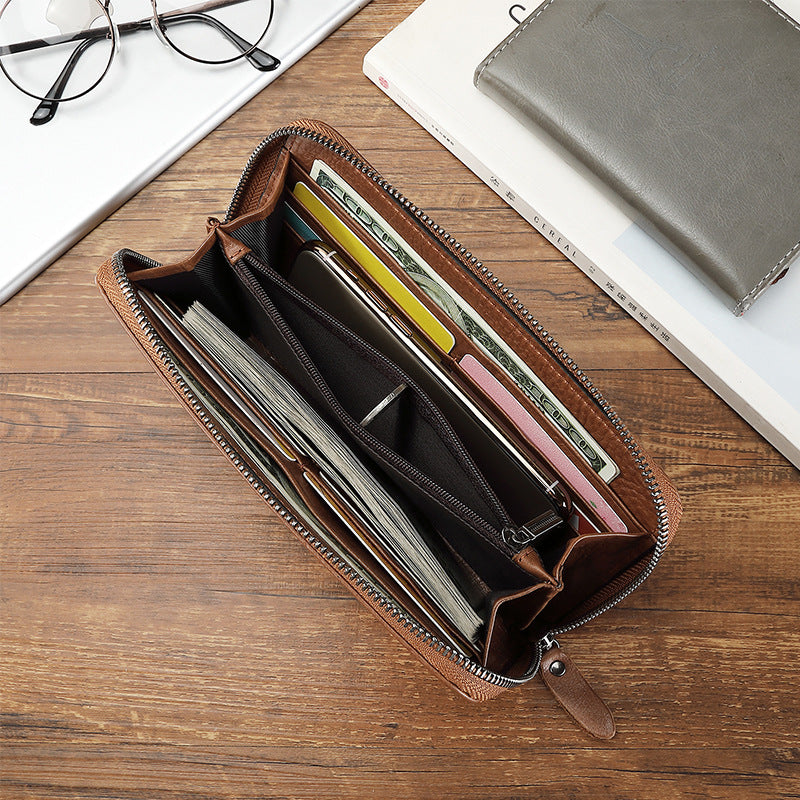 Men's Leather For Man Swiping First Layer Men's Bags