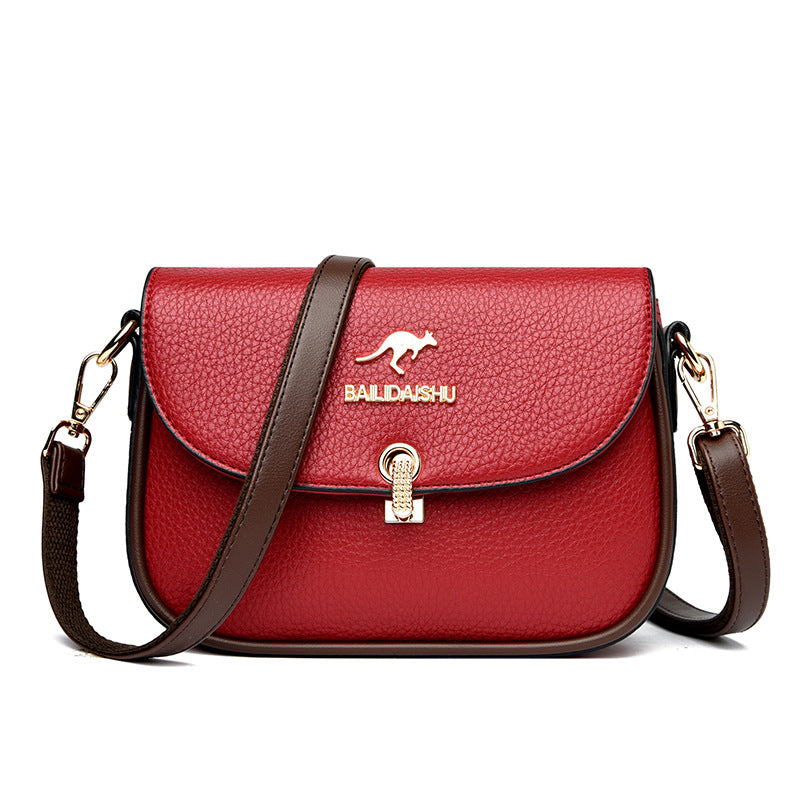 Women's Genuine Leather Soft Fashion Mother-in-law Crossbody Bags