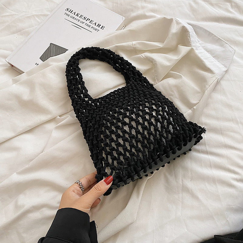 Women's Korean Style Fashionable Stylish Hollow Wrist Handmade Women's Handbag