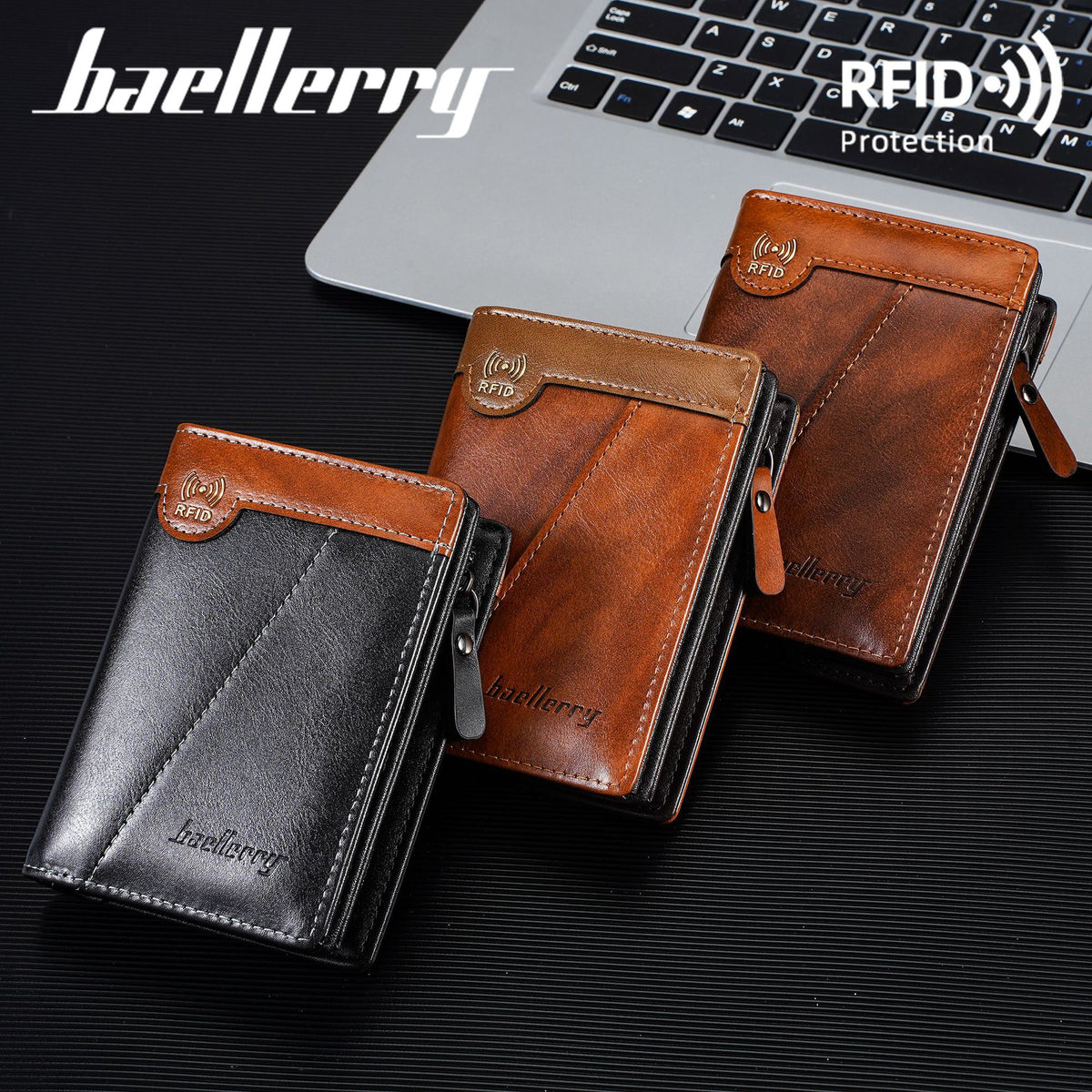 Men's Short High Sense Retro Oil Wax Skin Multi Slots Ladies Wallet