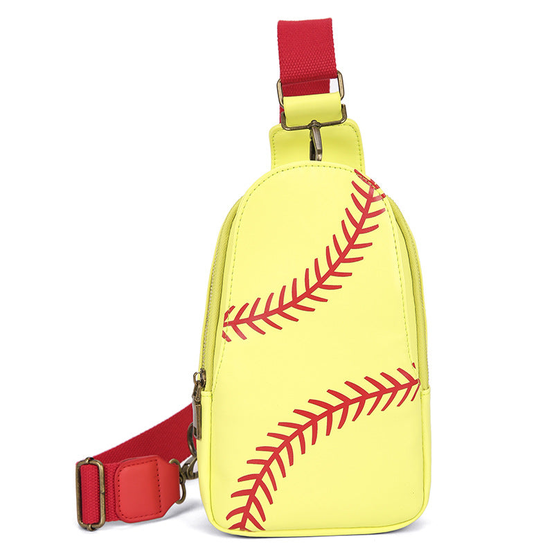Trendy Female Lady Vintage Baseball Rugby Bags