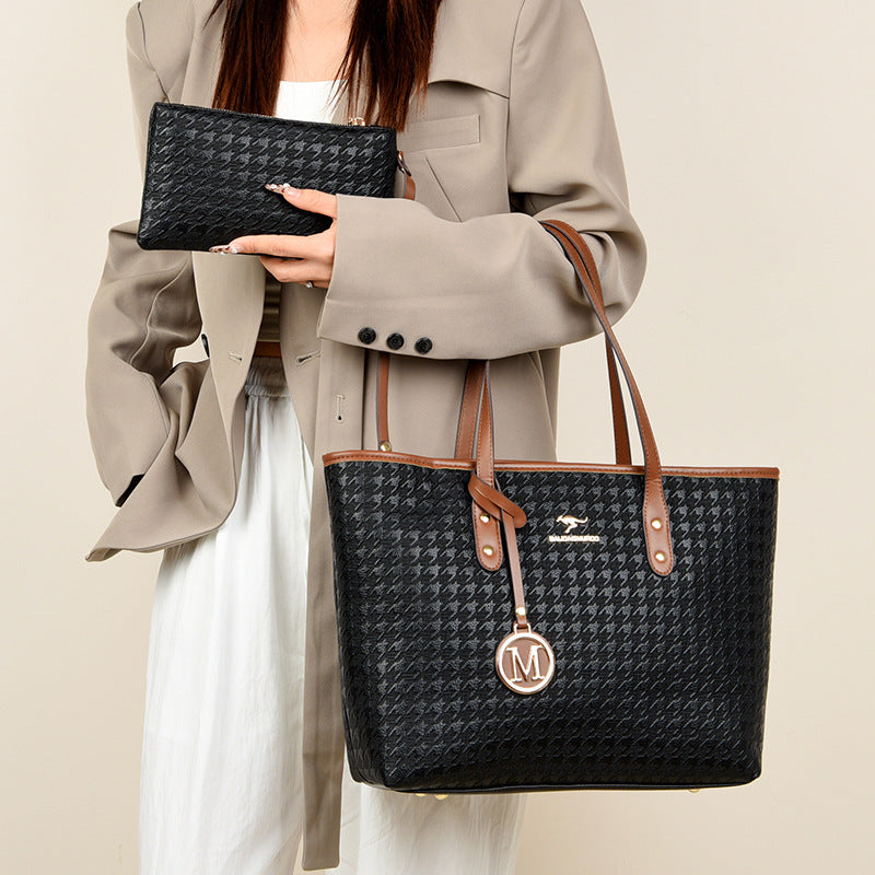 Women's Large Capacity Totes Simple Fashion Letter Handbags