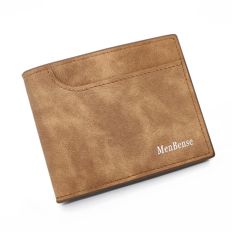 Men's Short External Pocket Large Capacity Multiple Slots Men's Wallet