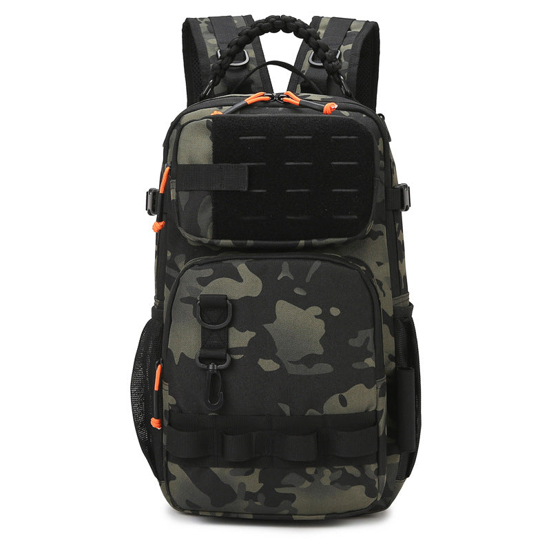 Men's Camouflage Lure Insertion Pole Fishing Large Sports Backpacks
