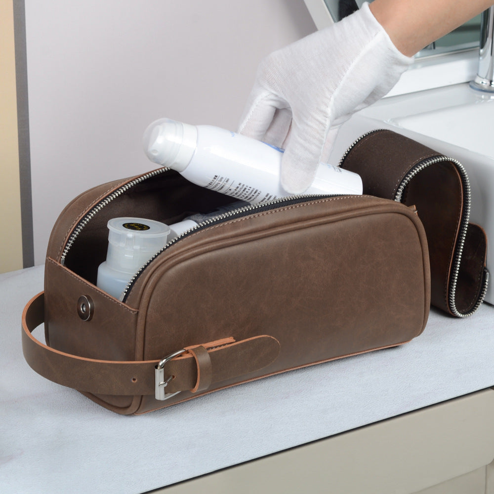 Retro Style Large Capacity Waterproof Wash Cosmetic Bags
