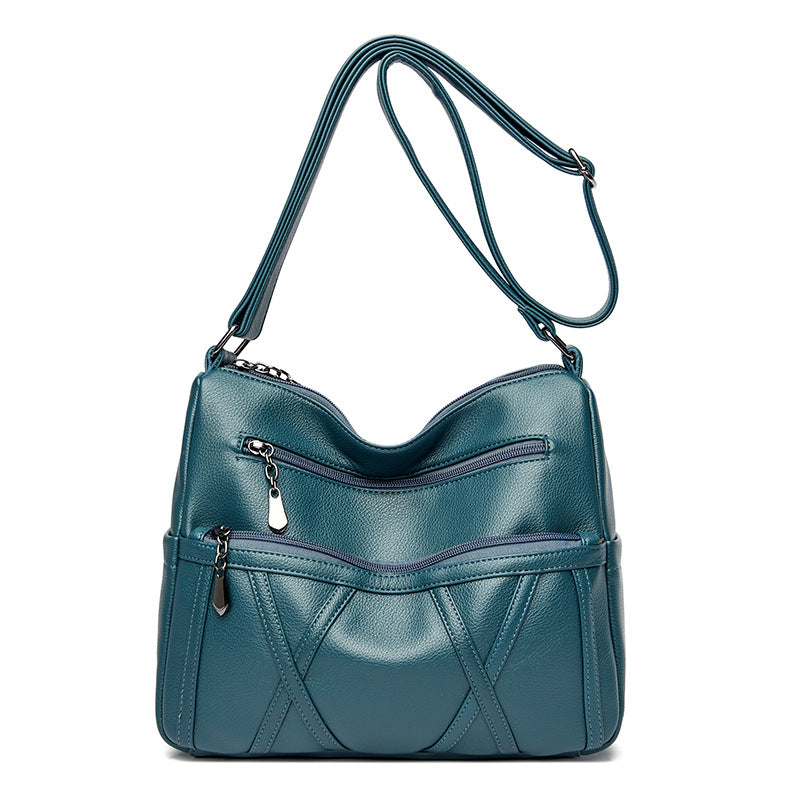 Women's Large Capacity Mom Soft Leather Big Crossbody Bags