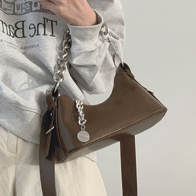 Women's French Minority High-grade Chain Trendy Small Square Bags