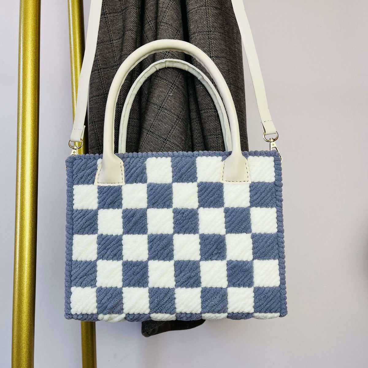 Computer Handmade Woven Material Kit Mesh Women's Handbag