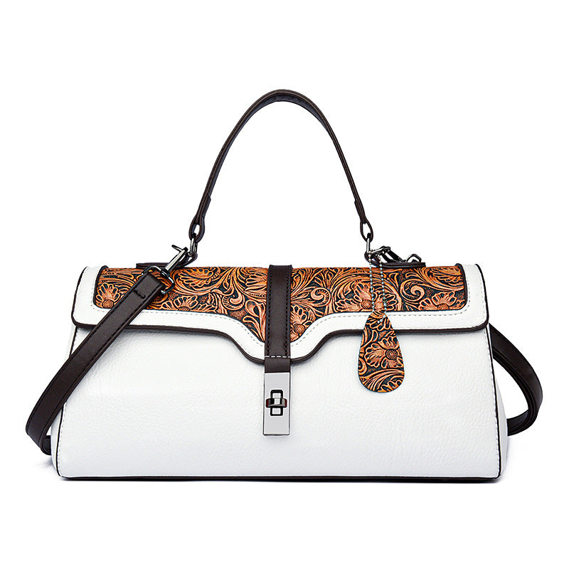 Women's Retro Fashion Pillow Cool Contrast Color Women's Handbag