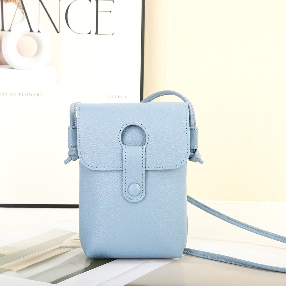 Women's Genuine Leather Mobile Summer Lightweight Fashion Crossbody Bags
