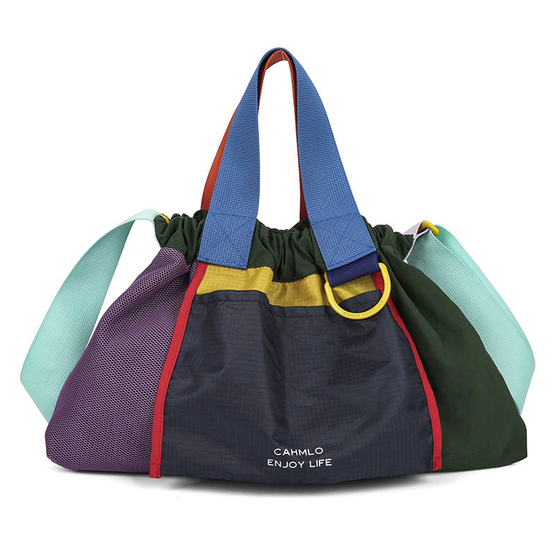 Women's Dopamine Color Matching Portable Dumpling Fashion Bags