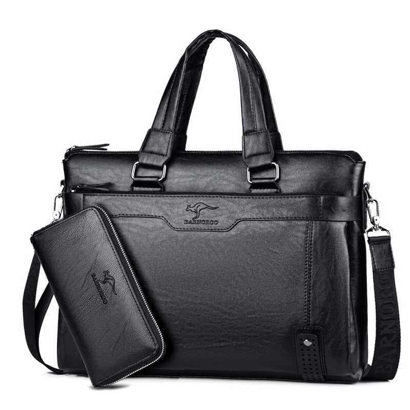 Trendy New Men's Fashion Soft Portable Men's Handbags