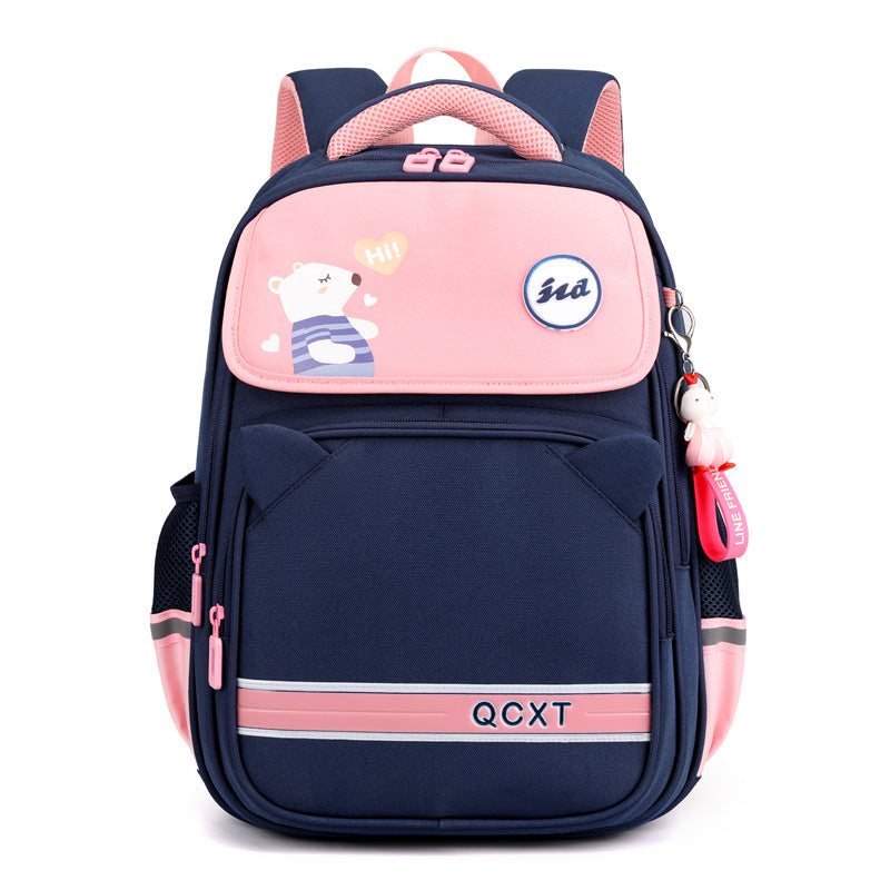 Children's Portable Burden Alleviation Cartoon Primary Printing Backpacks