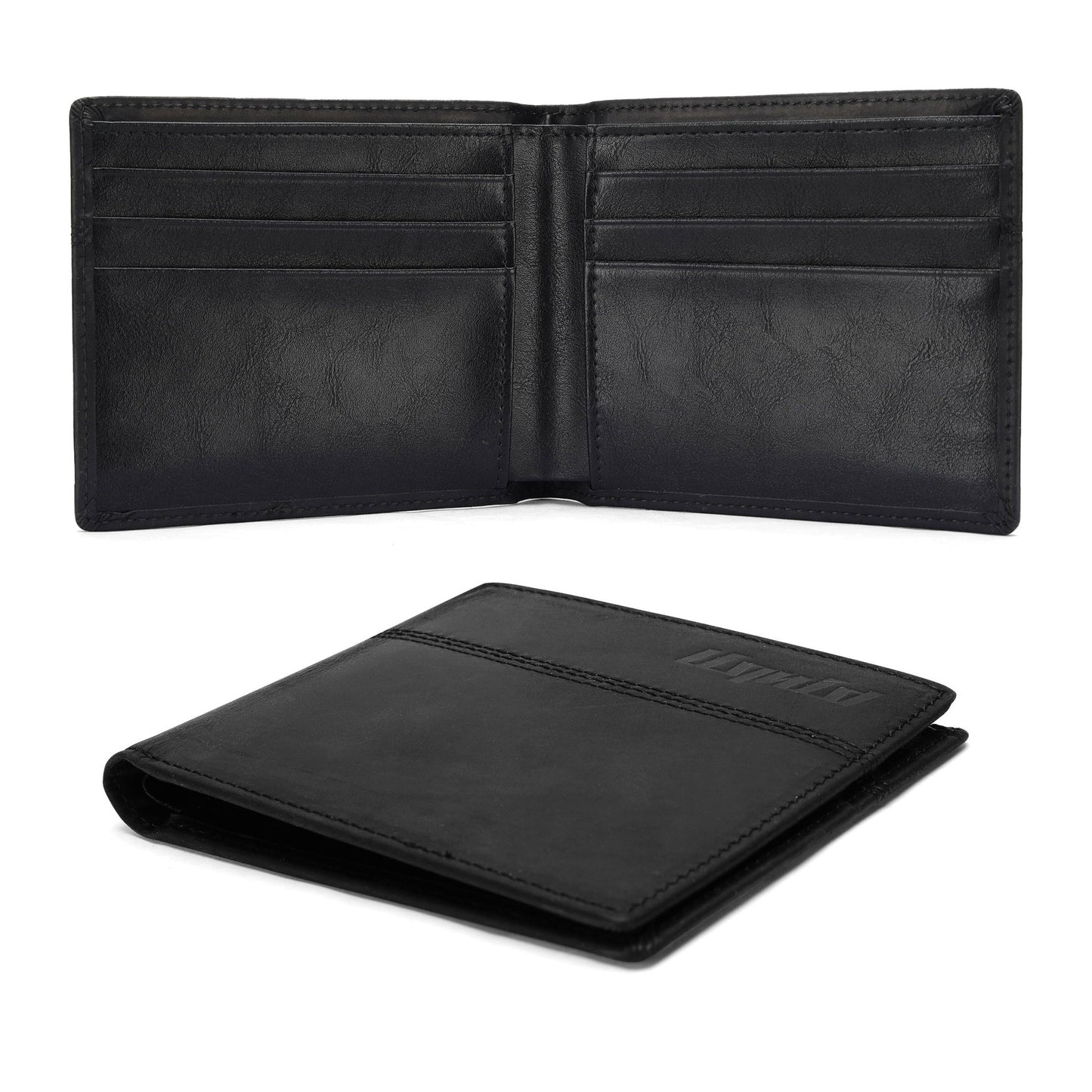 Men's Large Capacity Swiping Short Leather Men's Wallets