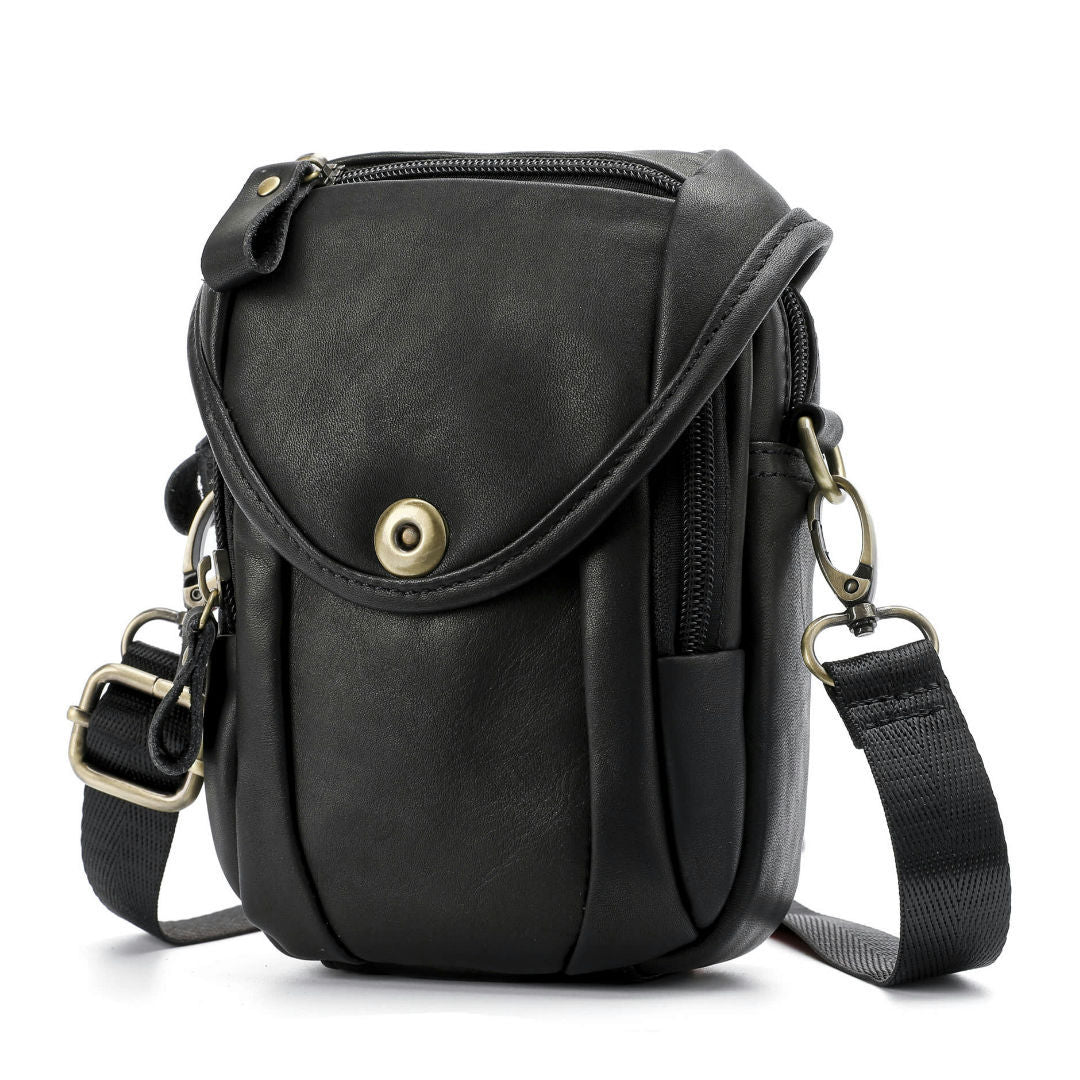 Men's First Layer Cowhide Leather Retro Soft Men's Shoulder Bags