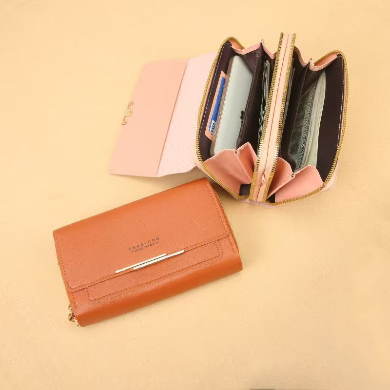 Trendy Attractive Cool Thin Mid-length Clutch Ladies Wallet