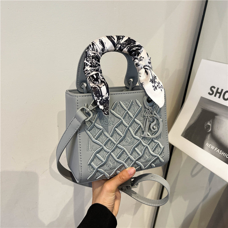 Women's High-grade Light Luxury Chinese Style Embroidery Small Square Bags