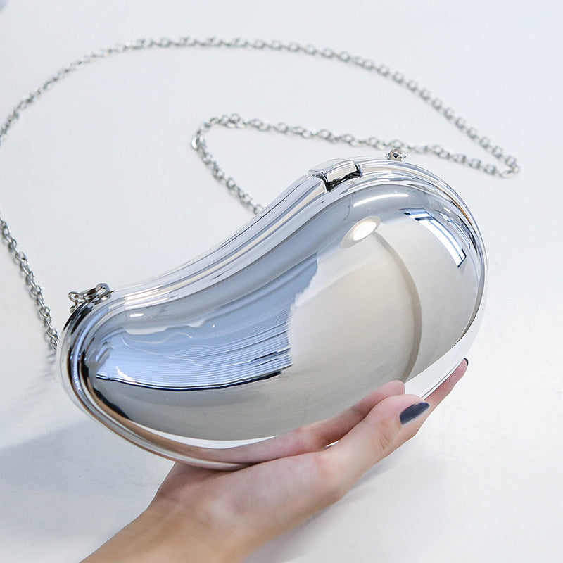 Mango Acrylic Mirror Plating Trendy Beach Evening Bags