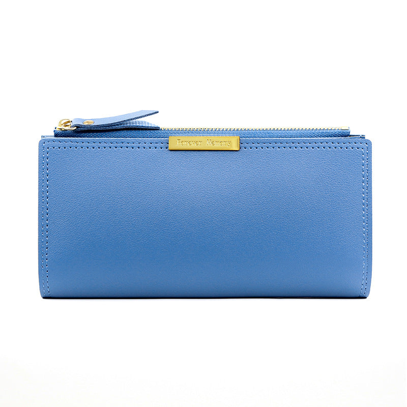 Women's Korean Long Multiple Slots Zipper Female Ladies Wallet