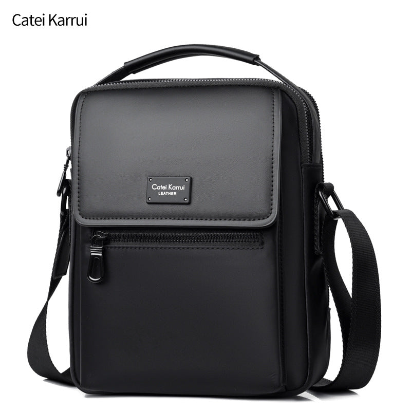 Men's Tide Waterproof Oxford Cloth Canvas Men's Shoulder Bags