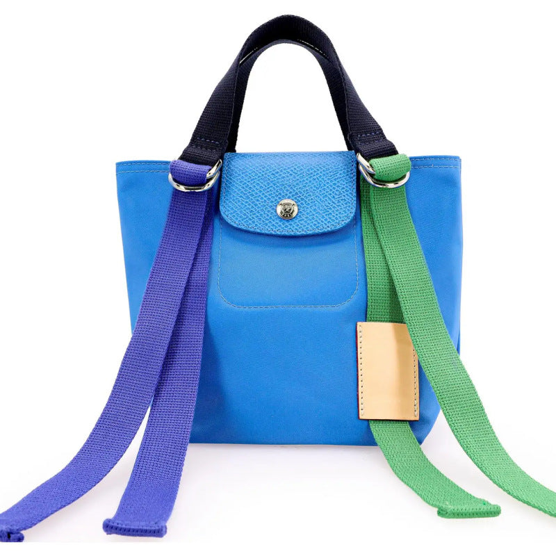 Color Dragon Boat Ribbon Block Waterproof Handbags