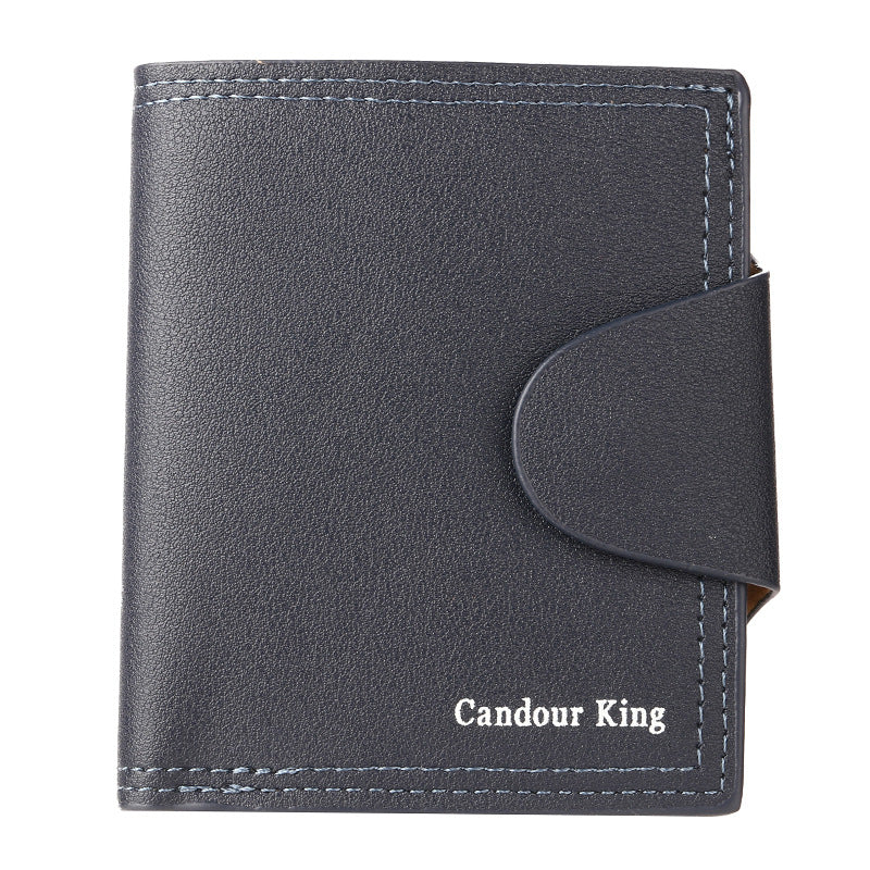 Men's Short Simple College Trendy Unique Soft Card Holder