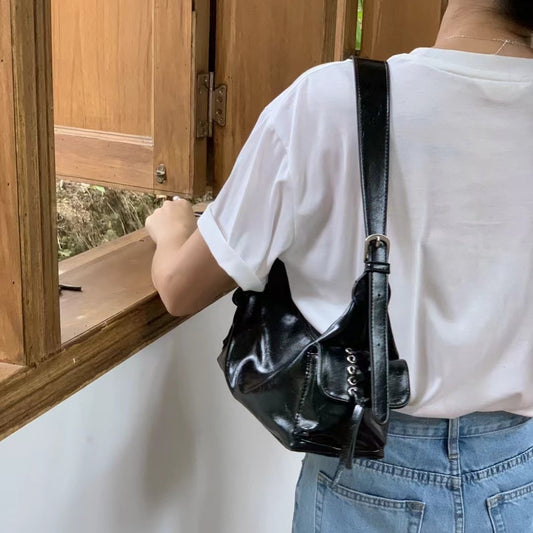 Women's Fashion Retro Hot Underarm Denim Shoulder Bags