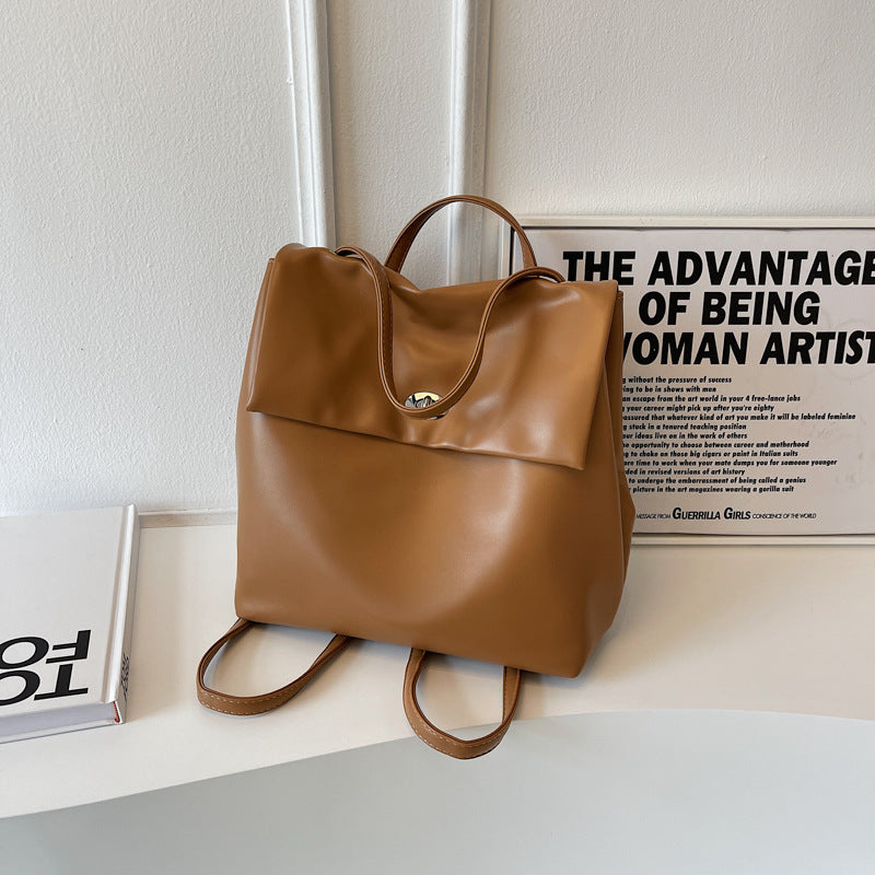 Women's Korean Style Fashion Large Capacity Simple Backpacks