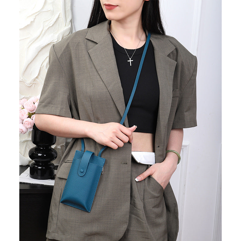 Women's Leather Versatile First Layer Cowhide Stylish Crossbody Bags