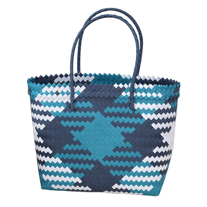 Women's Woven Urban Simple Daily Matching Large Women's Handbag