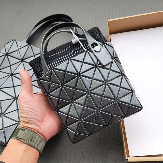 Charming Mini Box Geometric Rhombus Life Handbags