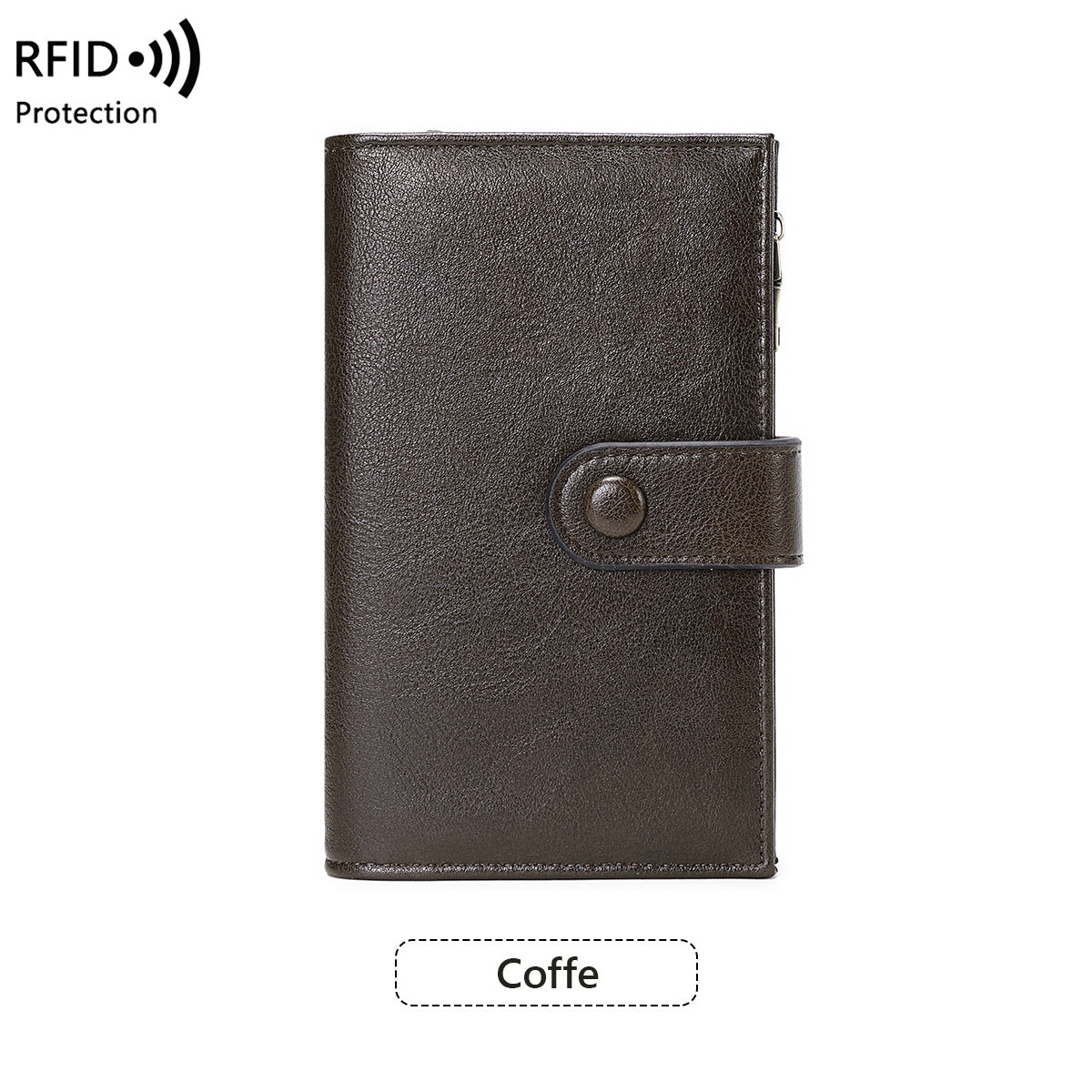 Women's Swiping Retro Passport Long Document Ladies Wallet