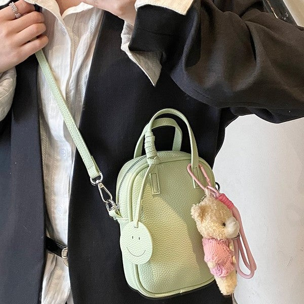 Women's Fashion Lychee Pattern Portable Fashionable Retro Commuter Women's Shoulder Bag