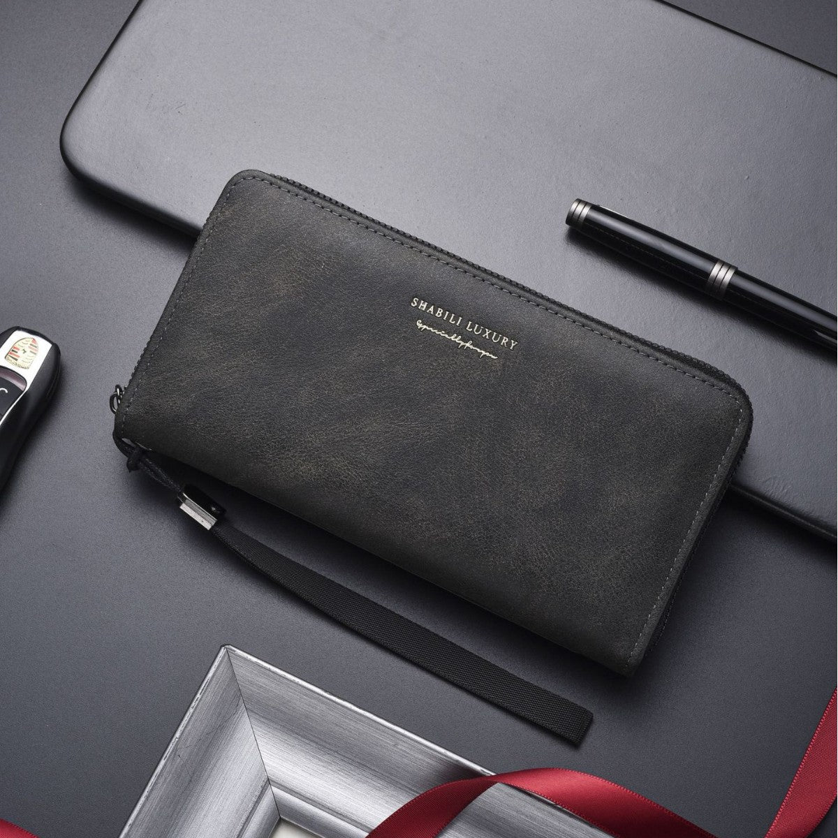 Men's Zipper Multiple Slots Long Mobile Men's Wallet
