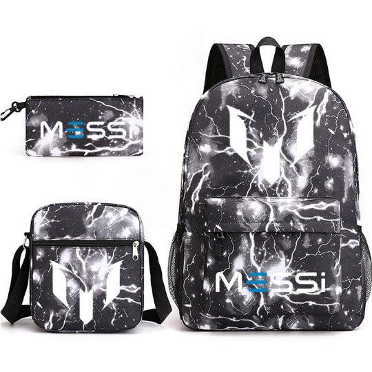 Durable Leo Massey Peripheral Printed Pencil Middle School Students' Schoolbags