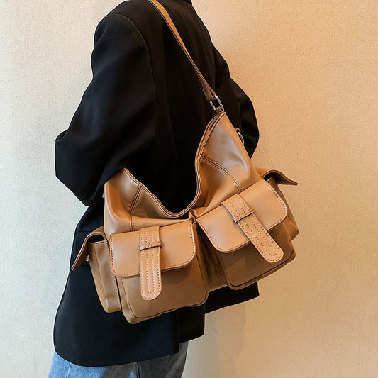 Women's Niche Autumn Fashion Texture Underarm Bags