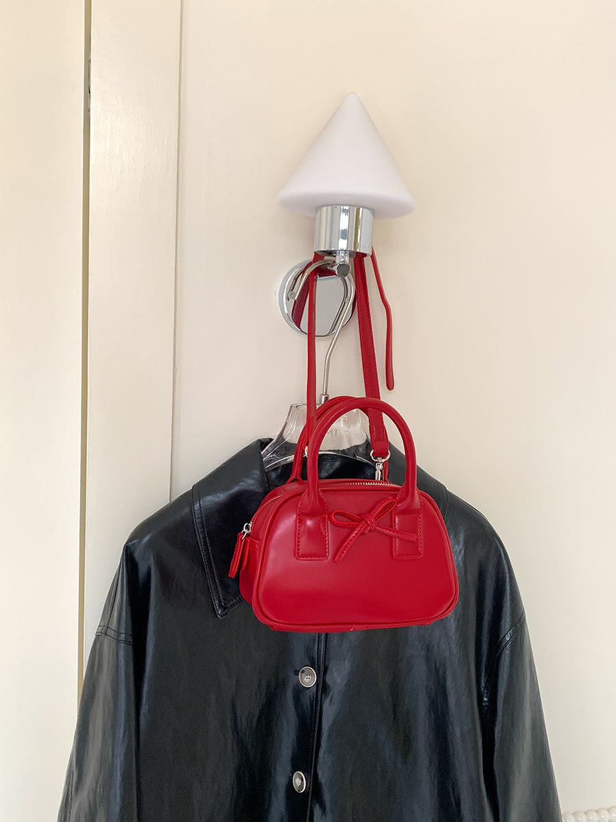 Women's Bow Shaping Fashion Hand Carrying Saddle Handbags