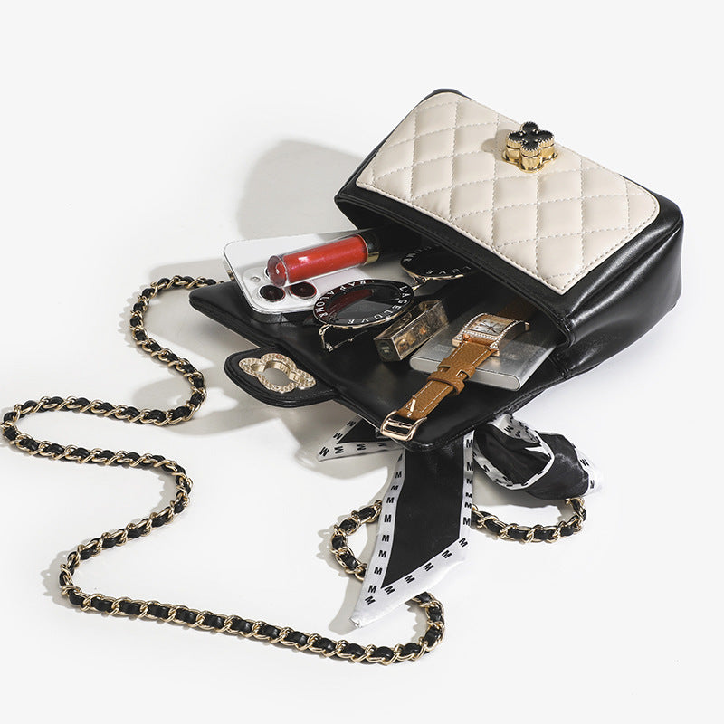 Charming Classic Style Fashion Chain Rhombic Crossbody Bags