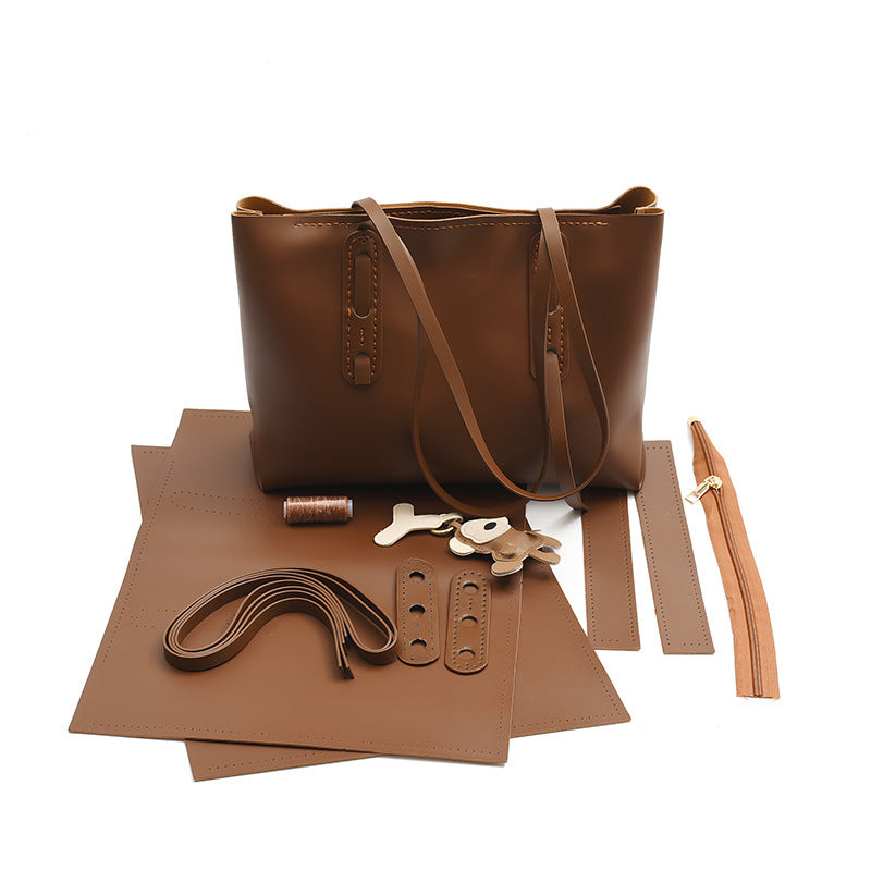 Women's Commuter Retro Large Capacity Totes Homemade Handmade Woven Material Women's Shoulder Bag