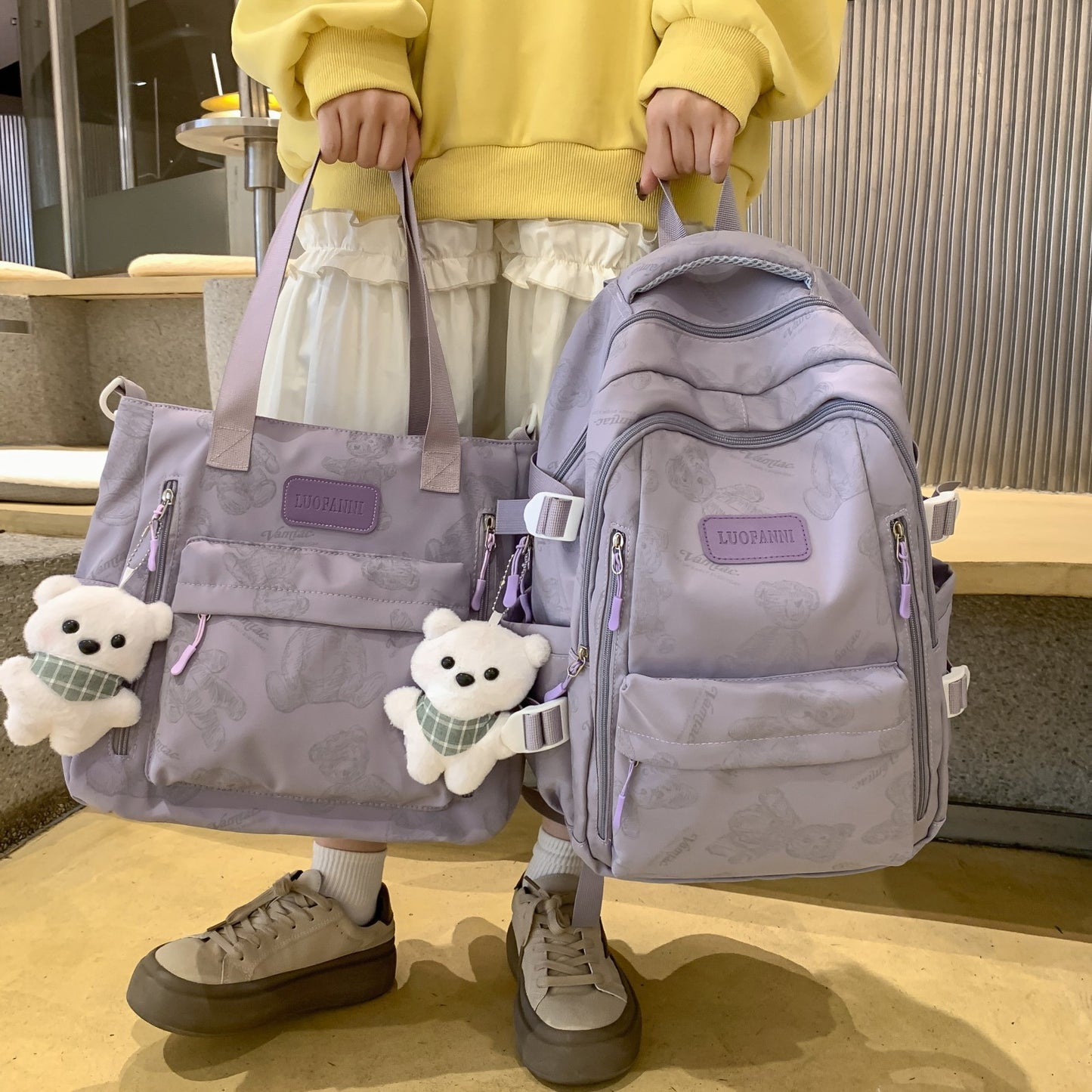 Graceful Fashion Early Spring High Versatile Backpacks