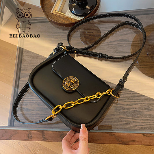Women's Stylish Source Retro Saddle Simple Crossbody Bags