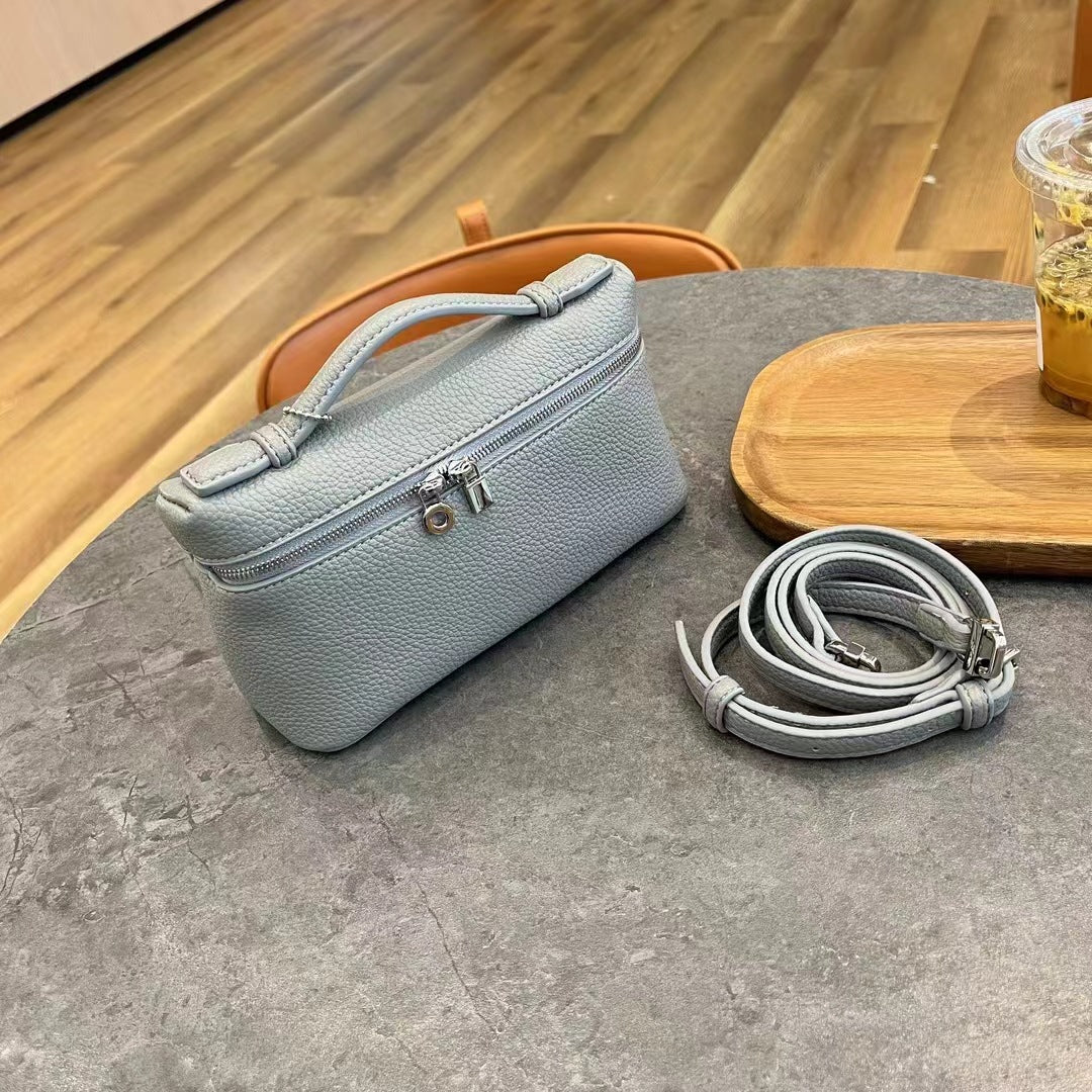 Milk Plain White Rice Box With Strap Handbags