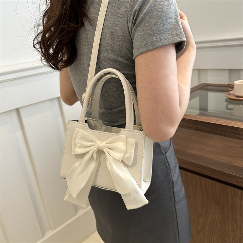 Fairy Style Bowknot Portable Trendy Summer Fresh Sweet Women's Shoulder Bag