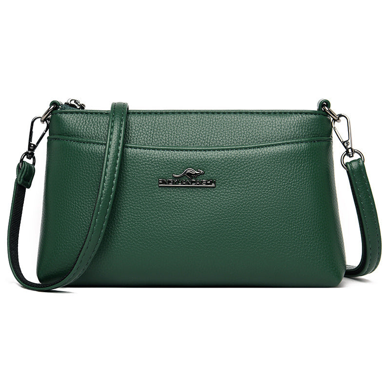 Women's Graceful Mother Soft Leather Fashion Crossbody Bags